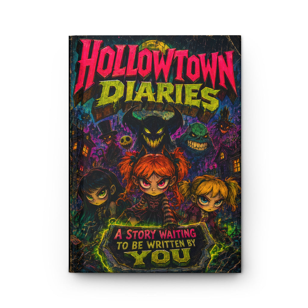 Hollowtown Diaries Hardcover Journal — A Story Waiting to Be Written by You