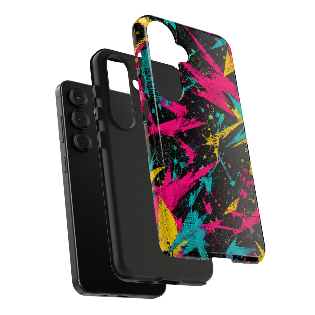 Abstract Neon Splash Tough Phone Case