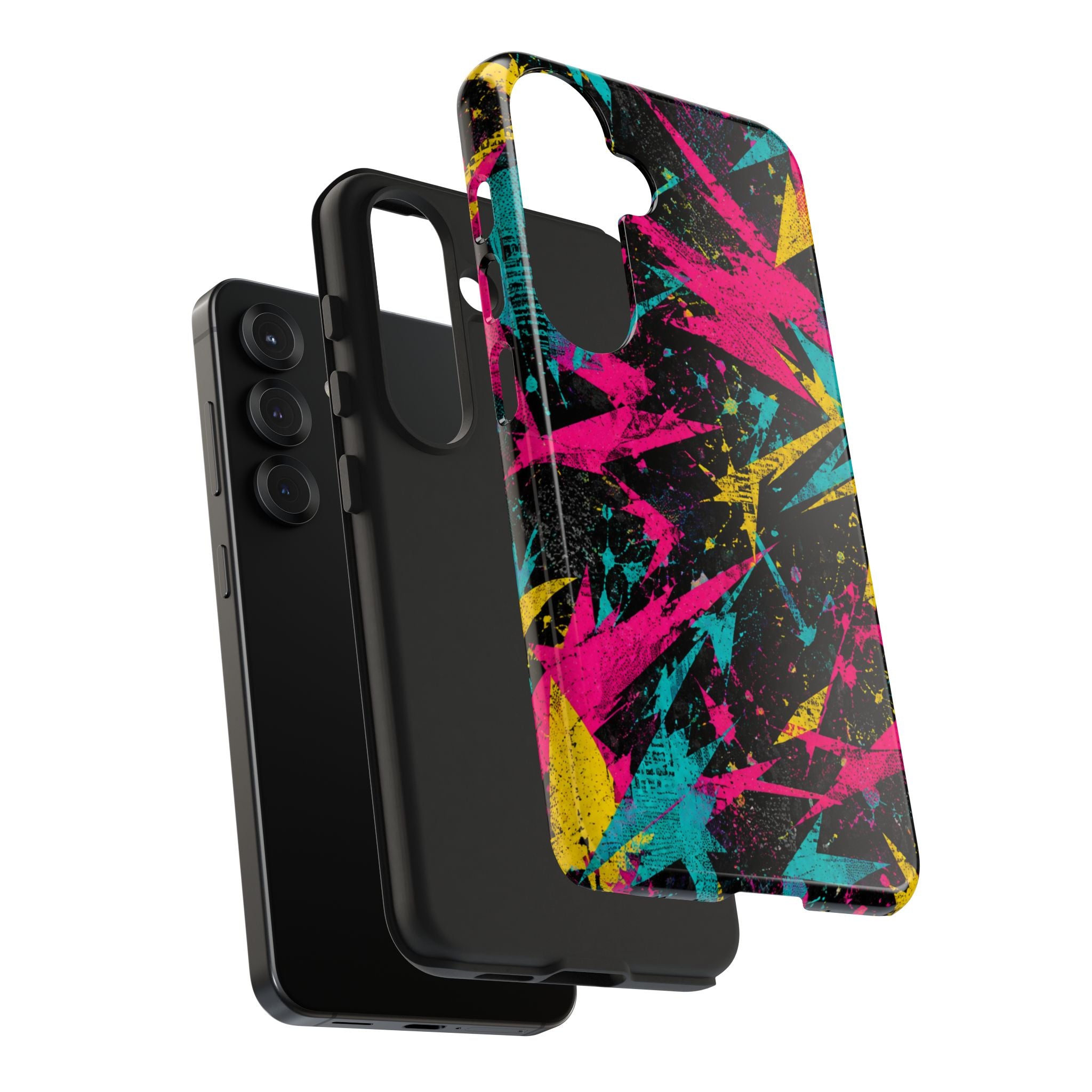 Abstract Neon Splash Tough Phone Case
