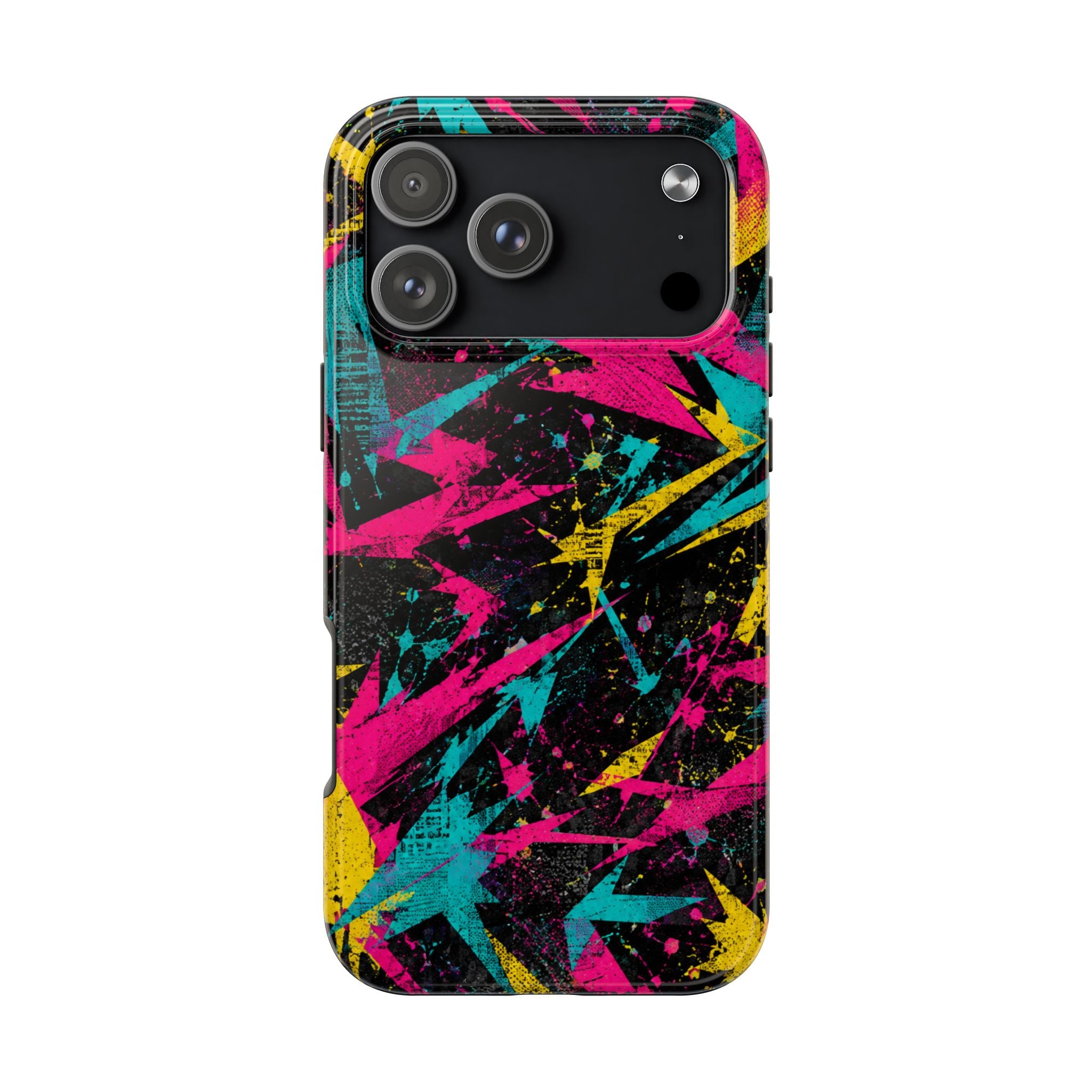 Abstract Neon Splash Tough Phone Case