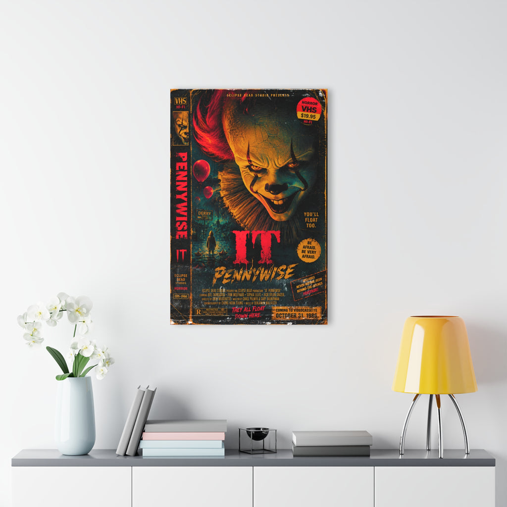 Acrylic Print — Pennywise IT Horror Wall Art (French Cleat Hanging)