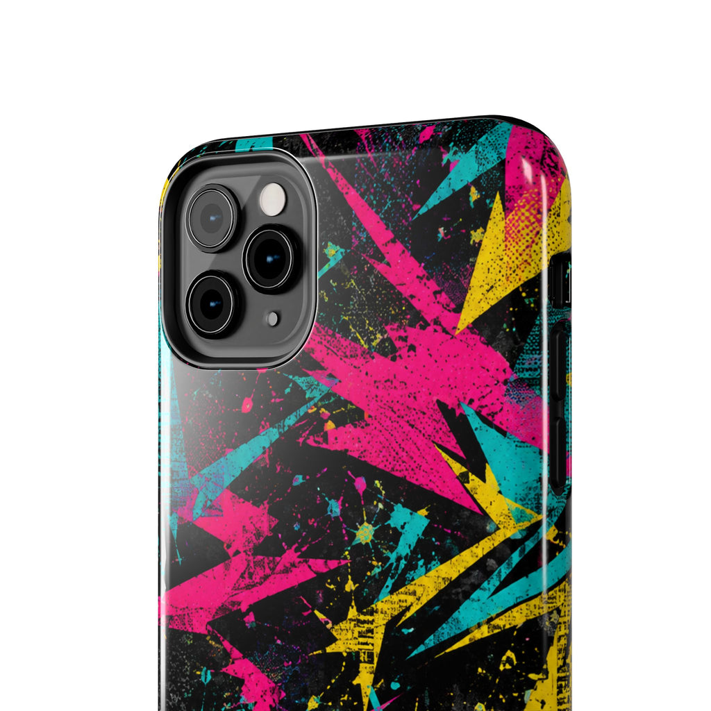 Abstract Neon Splash Tough Phone Case