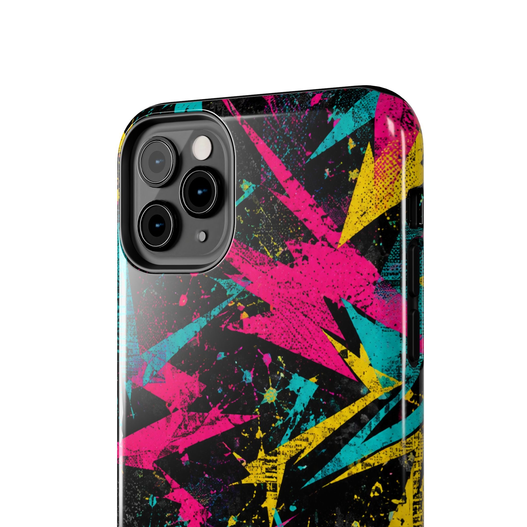 Abstract Neon Splash Tough Phone Case
