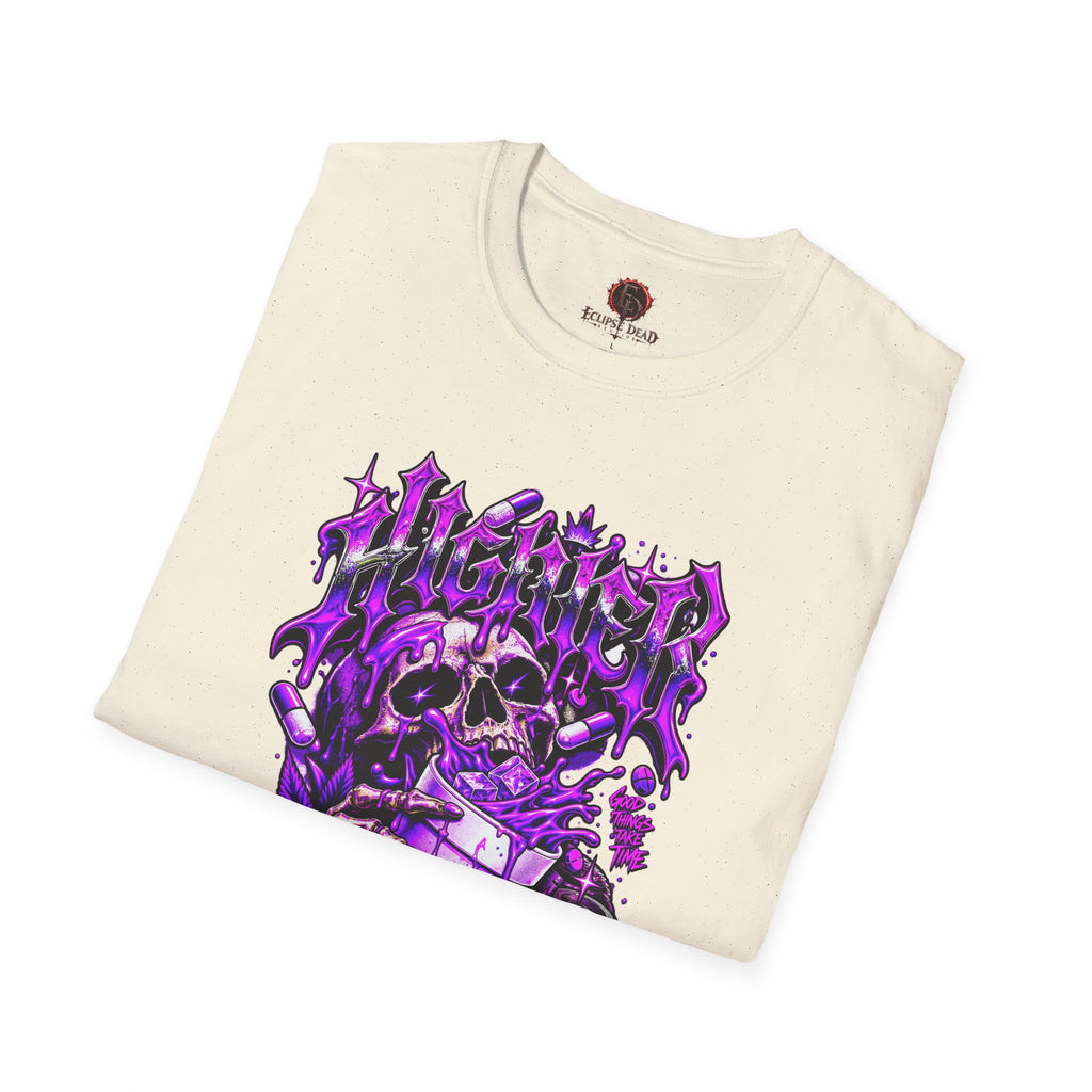 Skull Alchemist T-Shirt — Purple Gothic Potion Graphic Tee