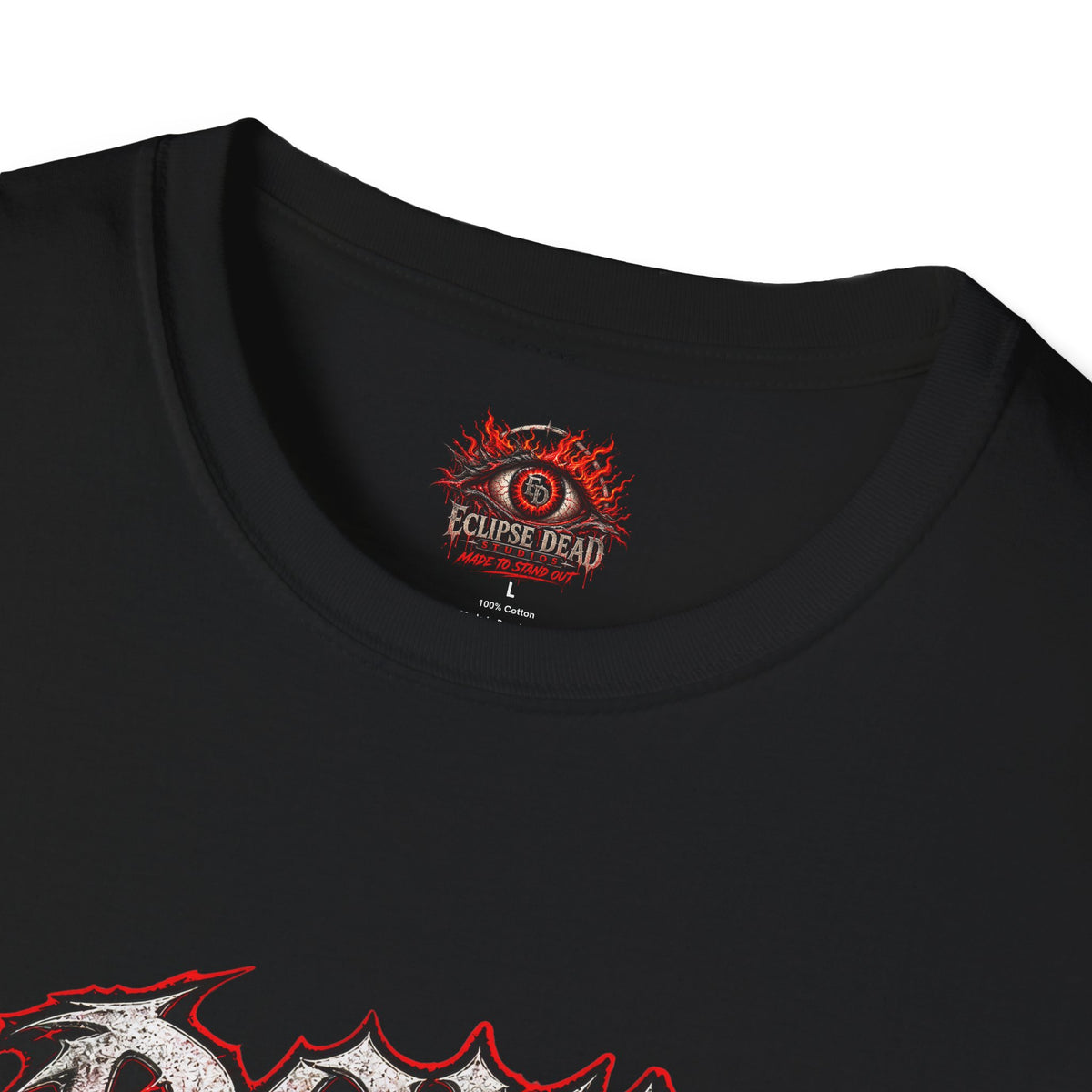 I Don't Forget Graphic T-Shirt — Gothic Middle Finger Skull Design