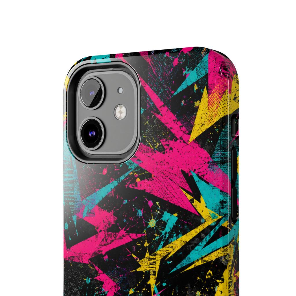 Abstract Neon Splash Tough Phone Case