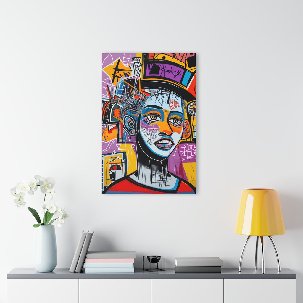 Colorful Urban Portrait Acrylic Print (French Cleat Hanging)
