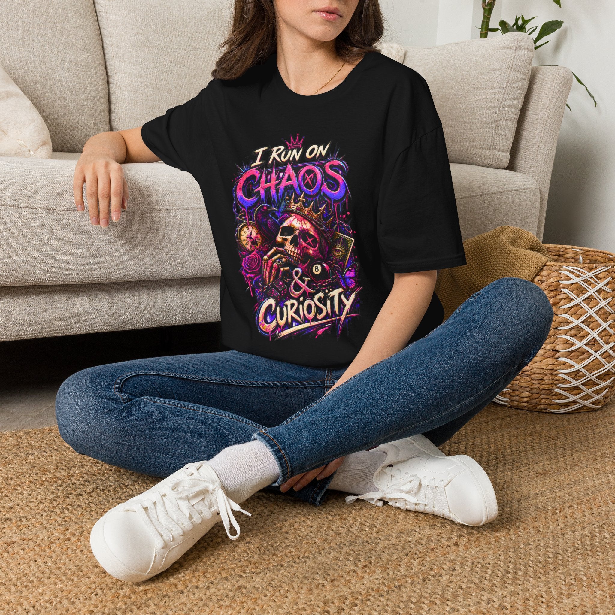 I Run On Chaos & Curiosity T-Shirt