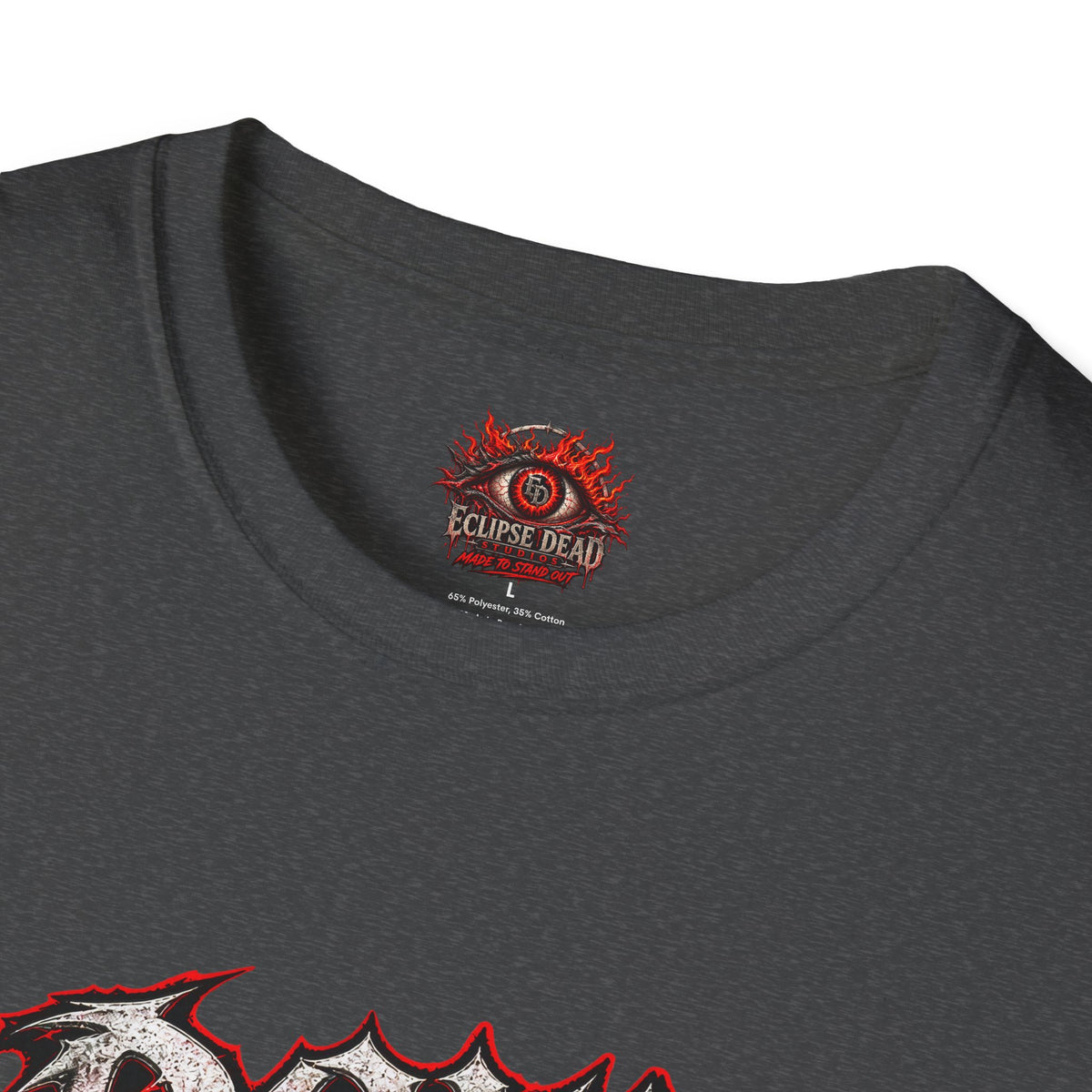 I Don't Forget Graphic T-Shirt — Gothic Middle Finger Skull Design