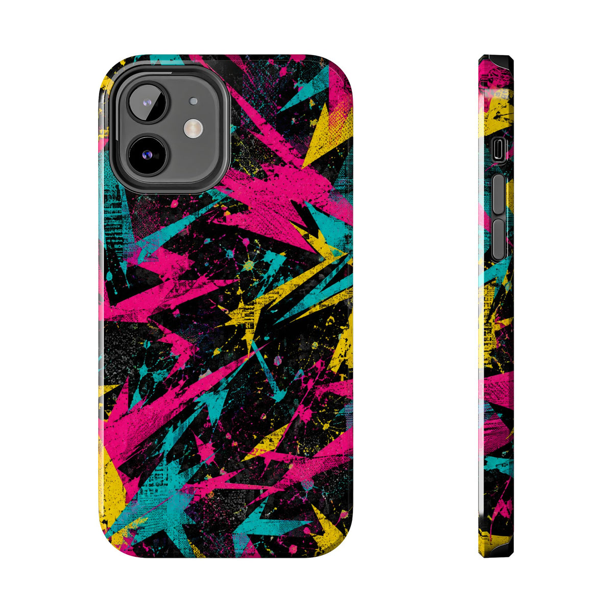 Abstract Neon Splash Tough Phone Case