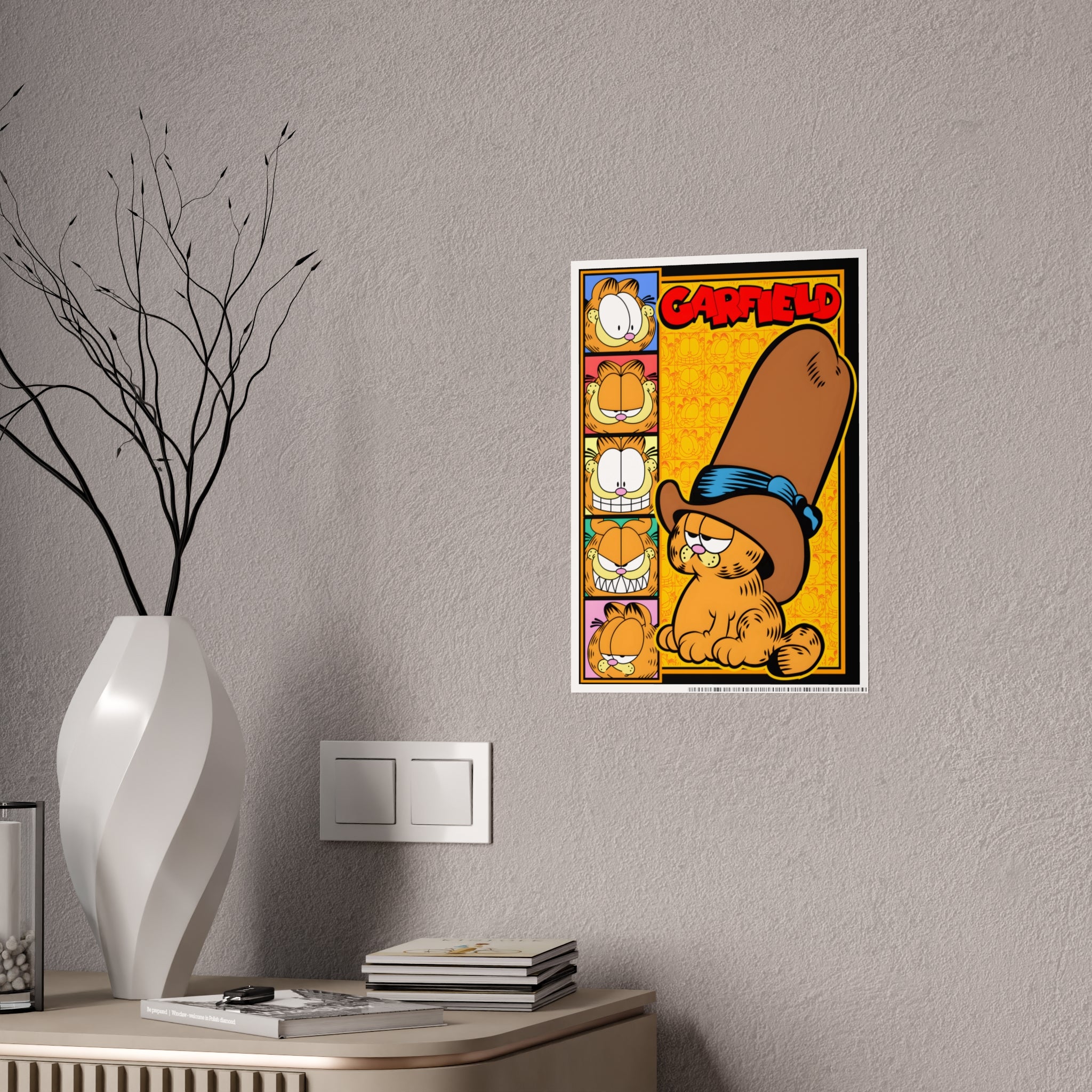 Poster — Garfield Retro Pop Art Gloss Poster