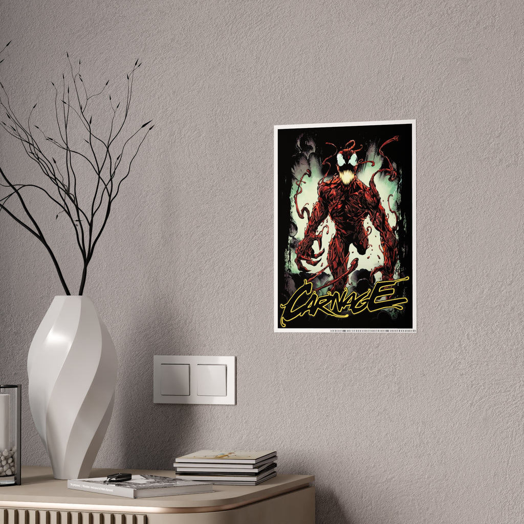 Carnage Gloss Poster — Marvel Symbiote Art Print