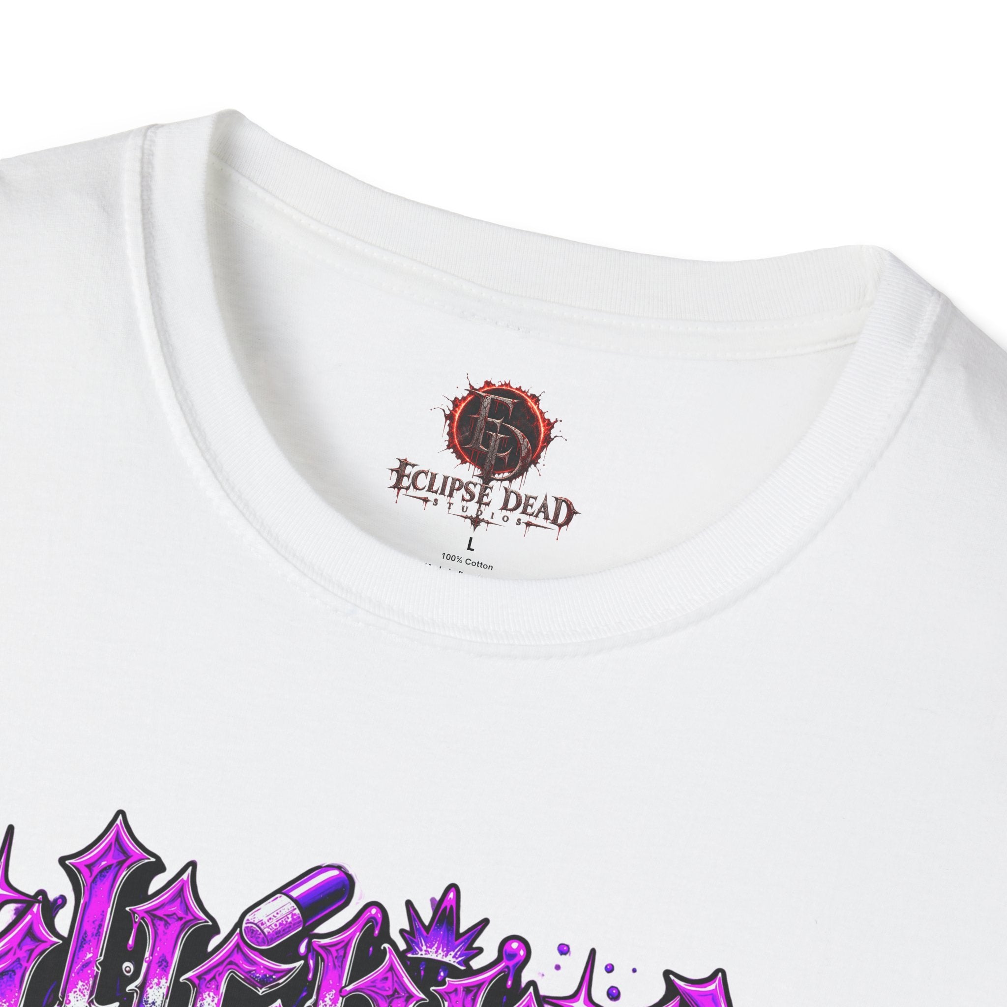 Skull Alchemist T-Shirt — Purple Gothic Potion Graphic Tee