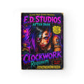 Clockwork Requiem Journal | Ruled Notebook, Dark Cyberpunk Horror Cover