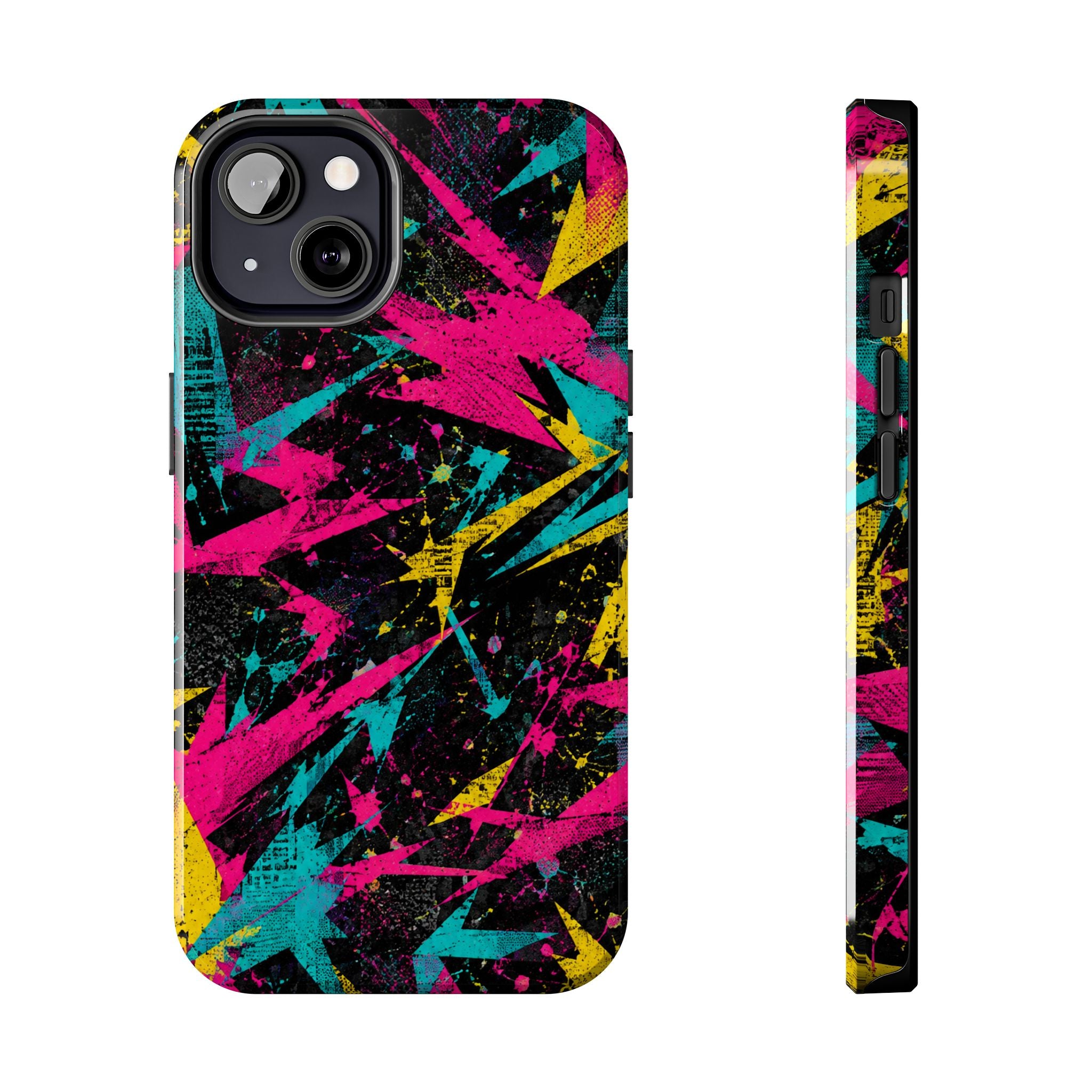 Abstract Neon Splash Tough Phone Case