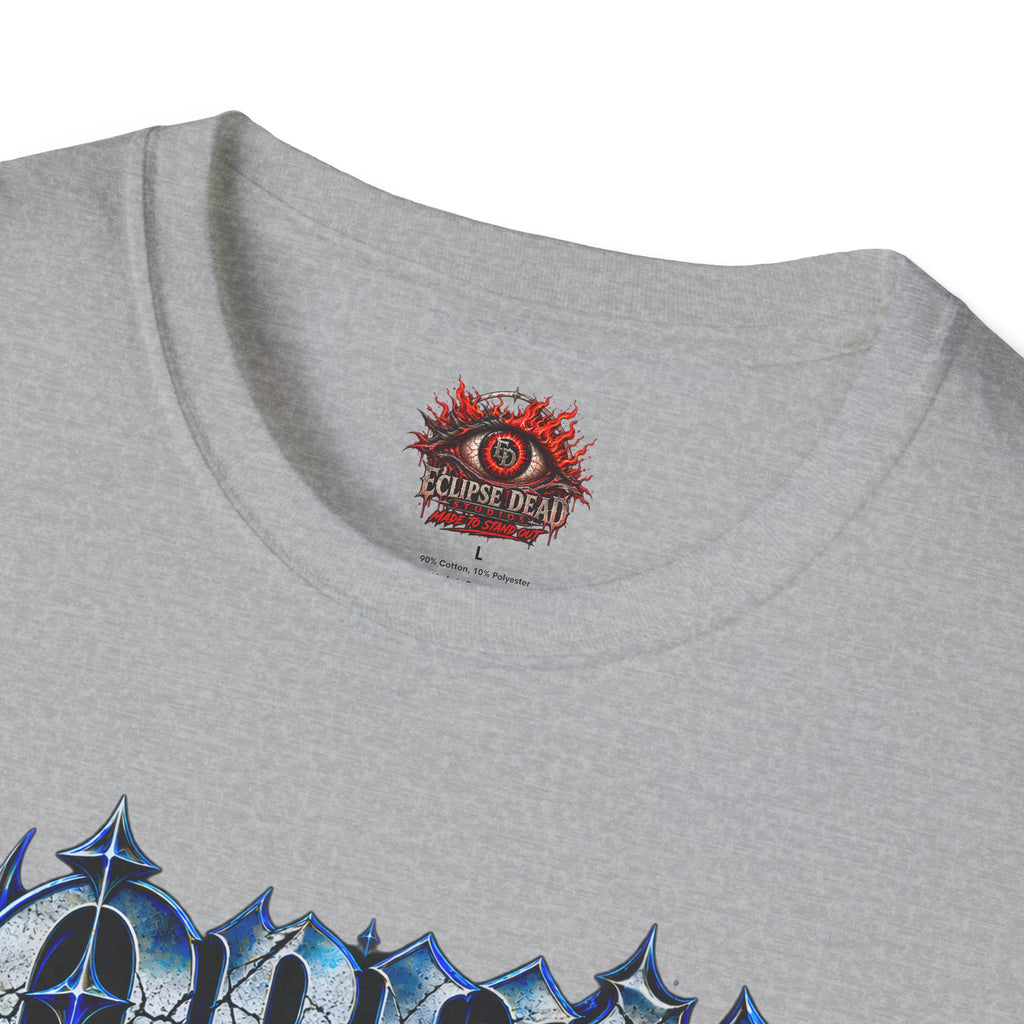 Graphic T-Shirt — "Open Your Eyes" Blue Eye Gothic Design