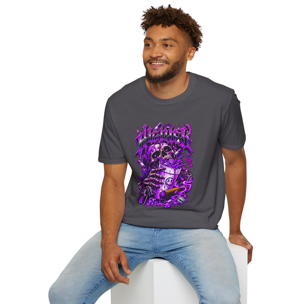 Skull Alchemist T-Shirt — Purple Gothic Potion Graphic Tee