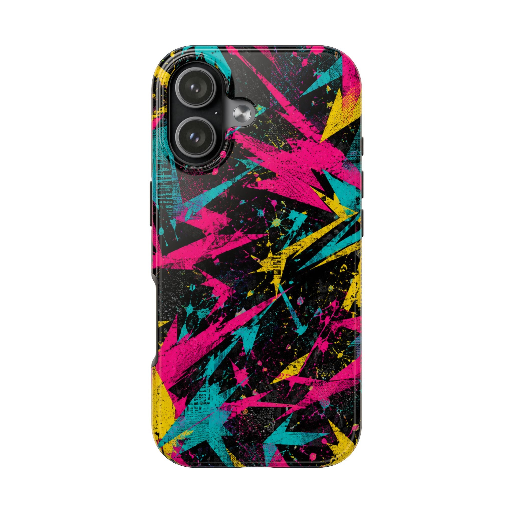 Abstract Neon Splash Tough Phone Case