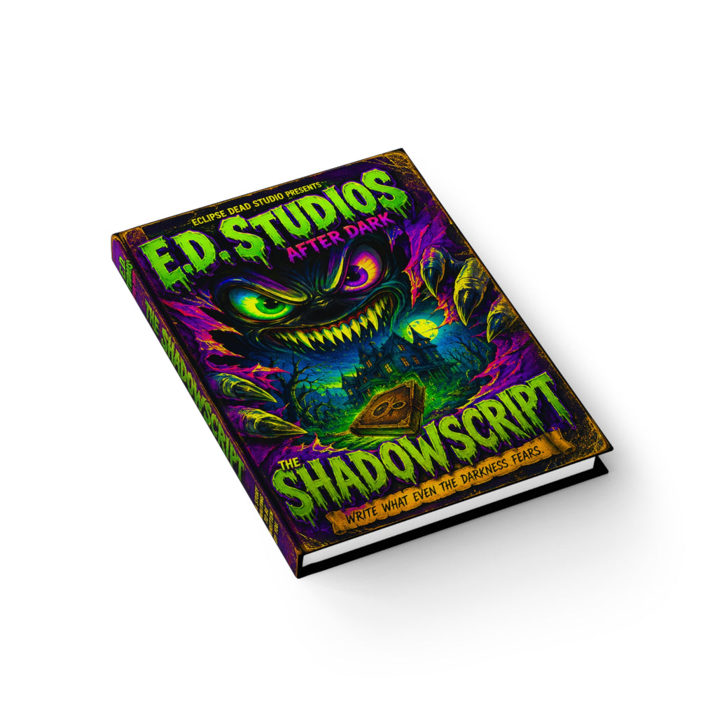 Shadowscript horror journal | Ruled notebook
