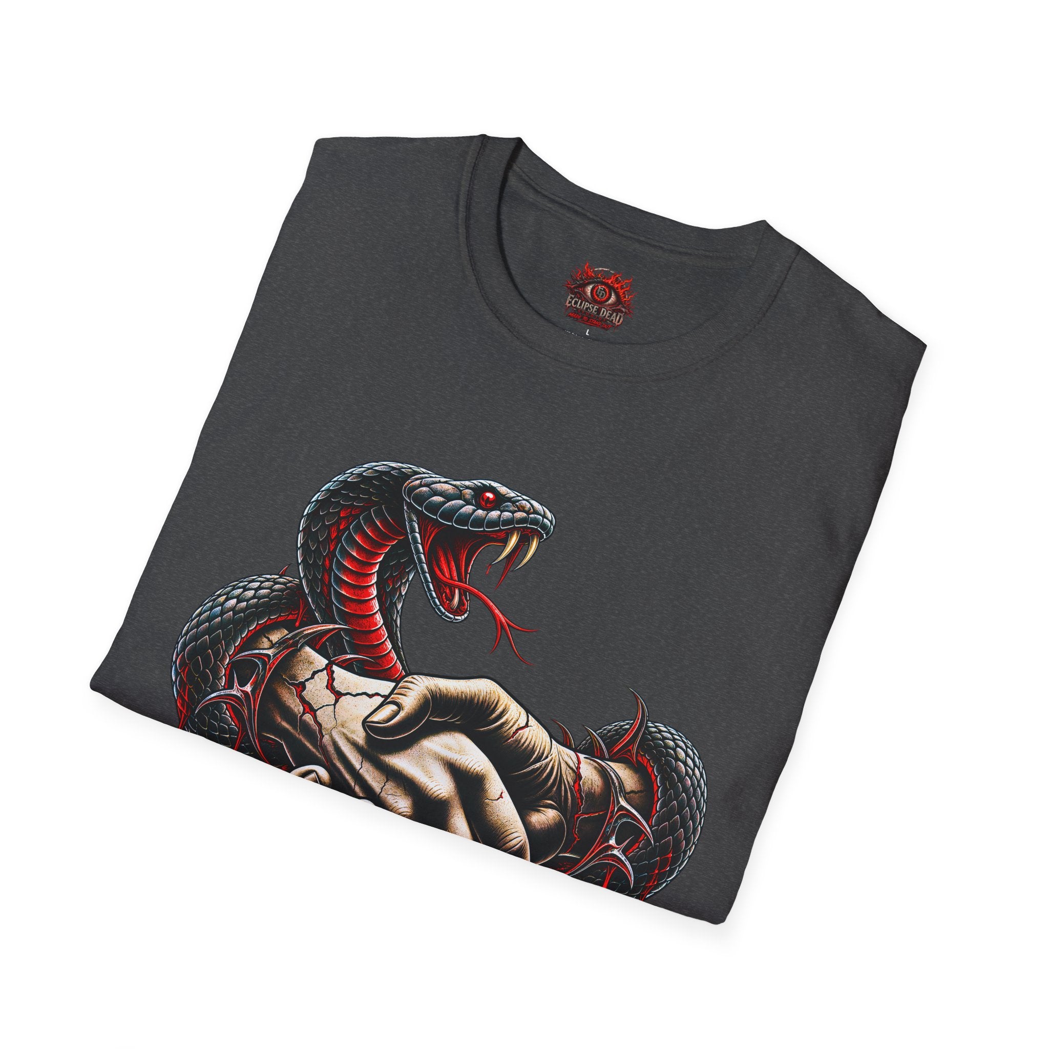 Trust No One T-Shirt — Venomous Serpent Graphic Tee