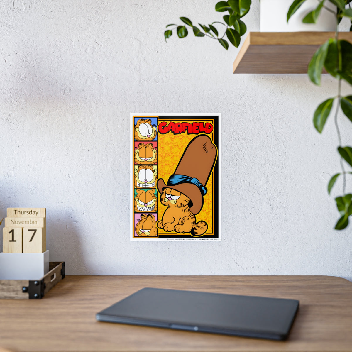 Poster — Garfield Retro Pop Art Gloss Poster
