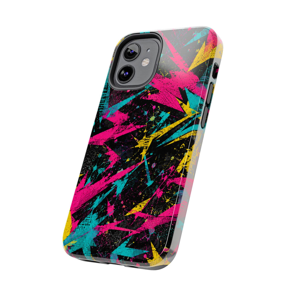 Abstract Neon Splash Tough Phone Case