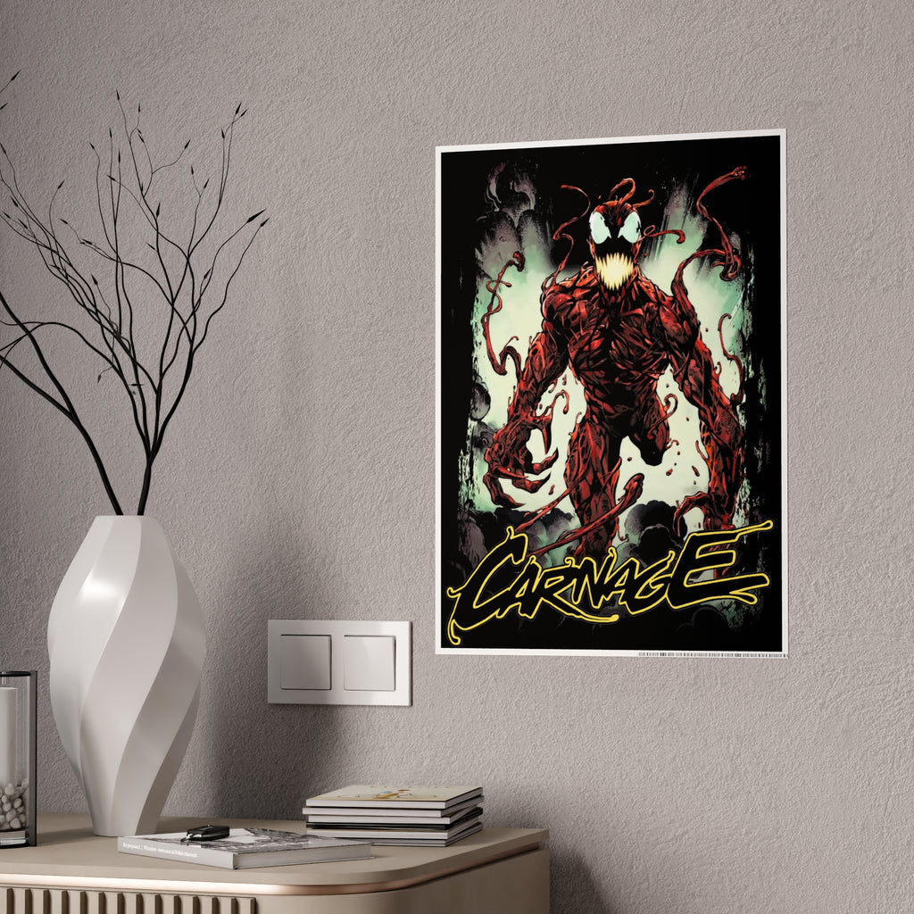 Carnage Gloss Poster — Marvel Symbiote Art Print