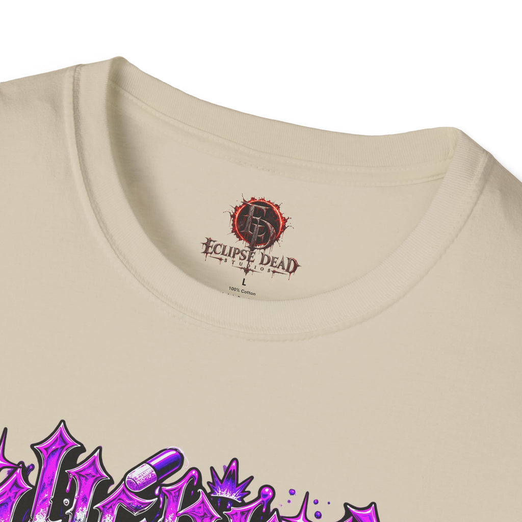 Skull Alchemist T-Shirt — Purple Gothic Potion Graphic Tee