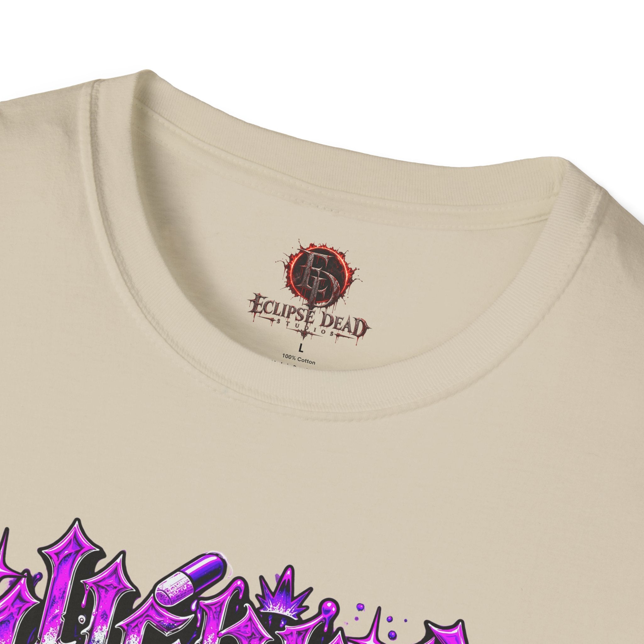 Skull Alchemist T-Shirt — Purple Gothic Potion Graphic Tee