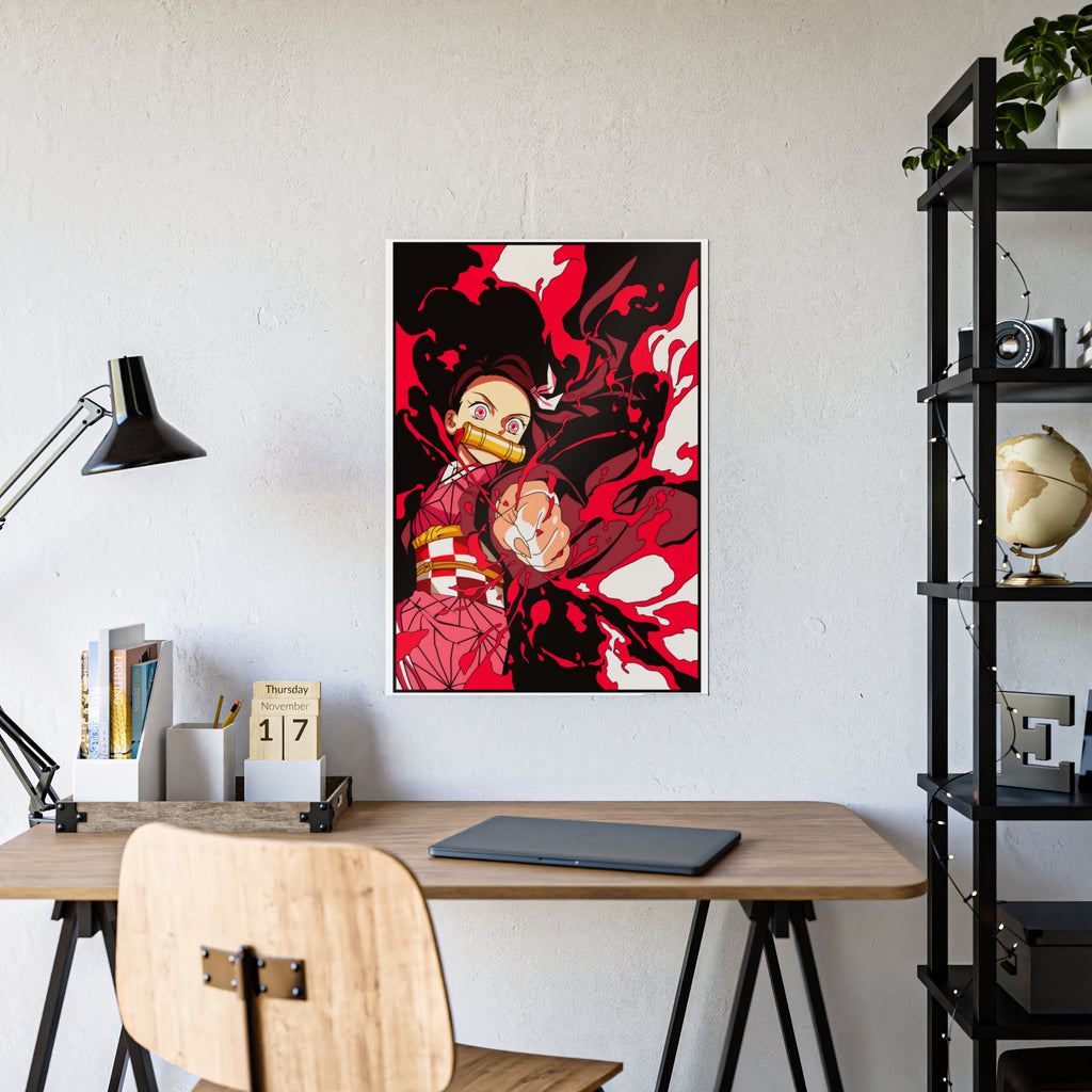 Anime Demon Slayer Poster — Nezuko Kamado Gloss Print