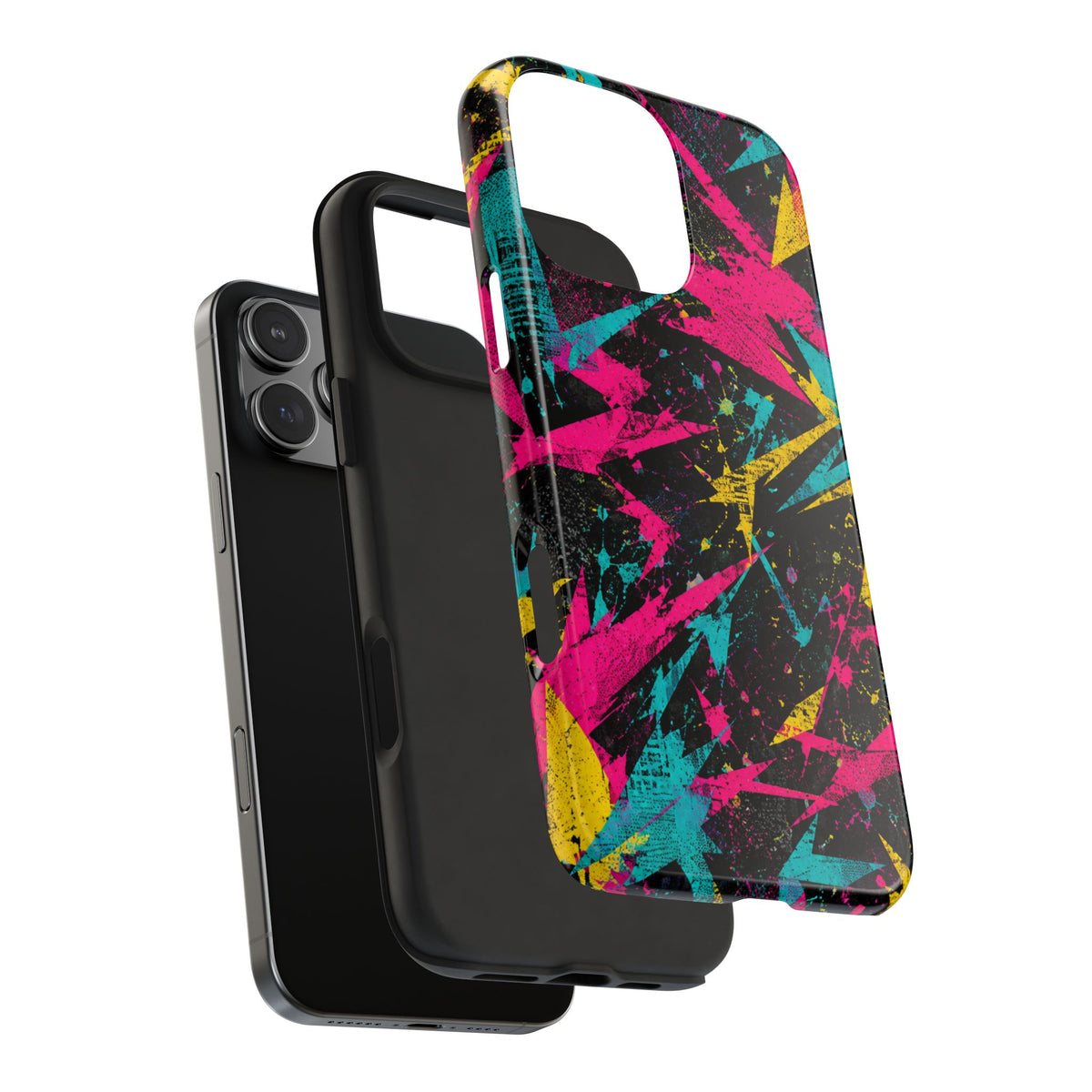 Abstract Neon Splash Tough Phone Case