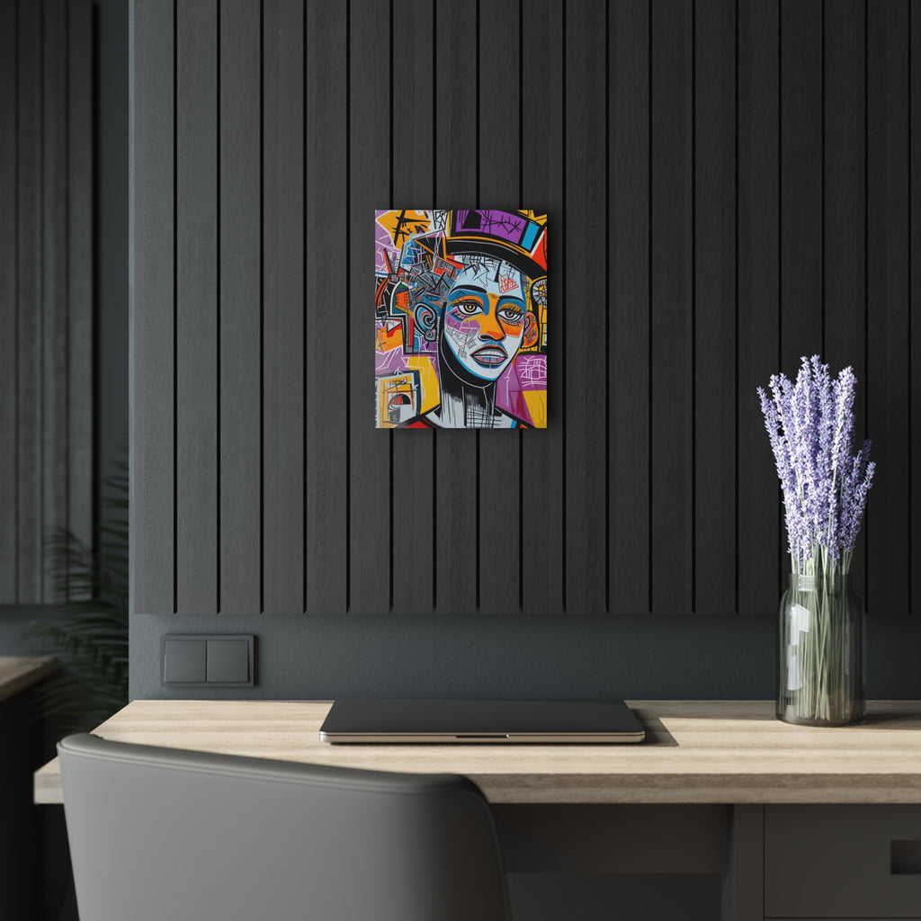 Colorful Urban Portrait Acrylic Print (French Cleat Hanging)