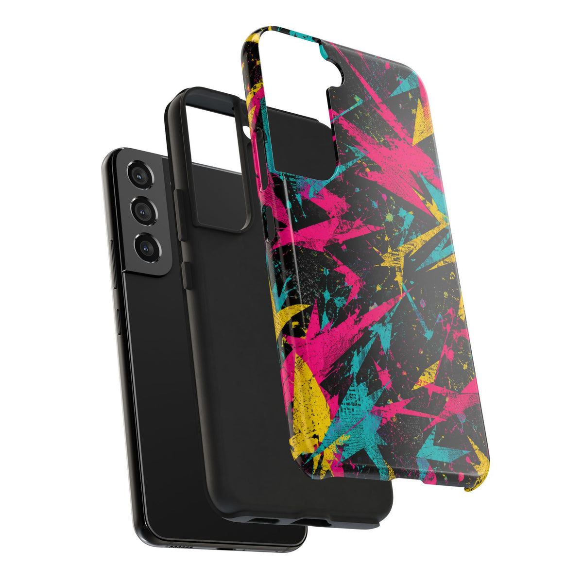 Abstract Neon Splash Tough Phone Case