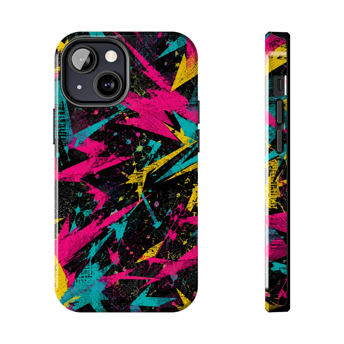 Abstract Neon Splash Tough Phone Case