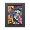 Framed Poster — Colorful Urban Abstract Portrait Wall Art