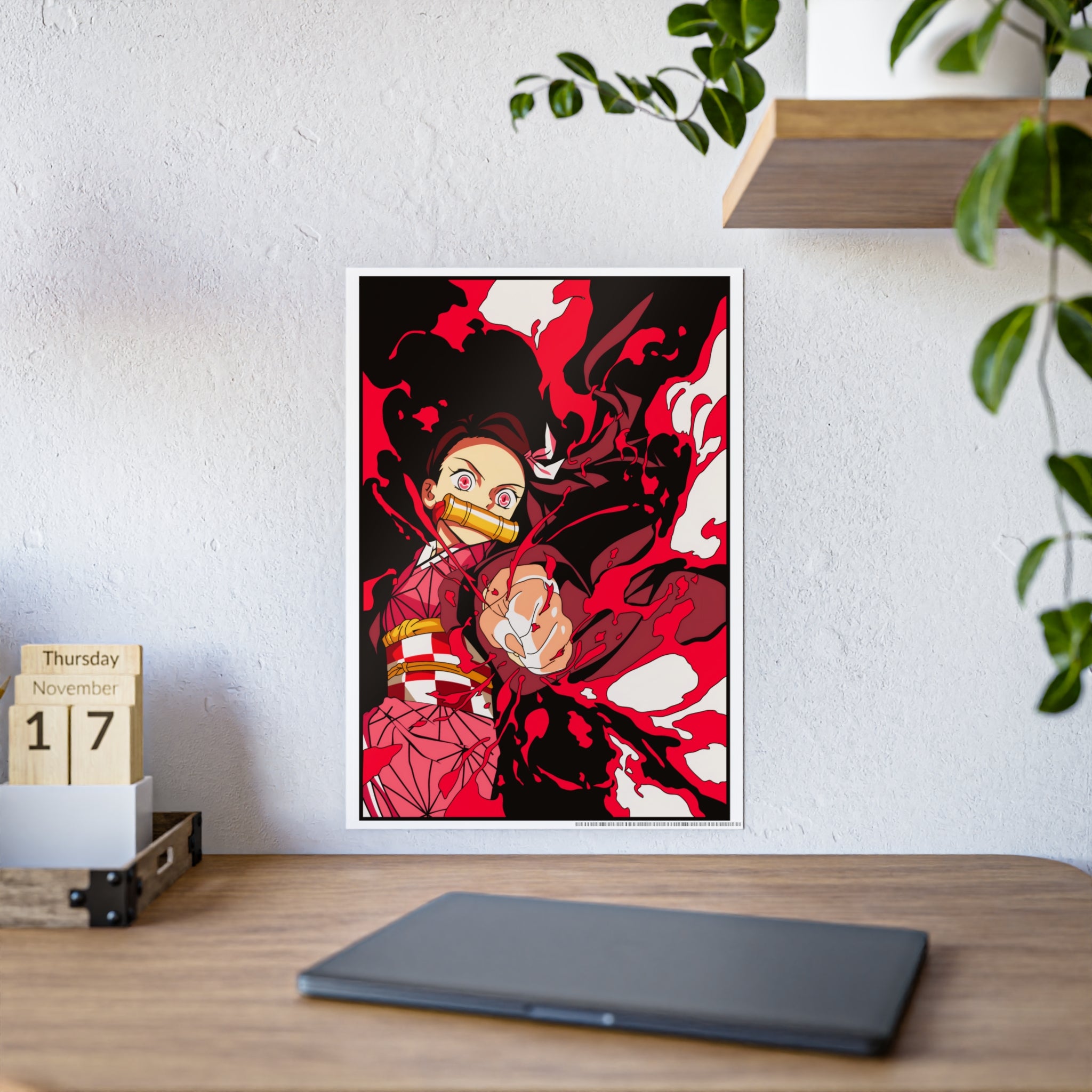 Anime Demon Slayer Poster — Nezuko Kamado Gloss Print