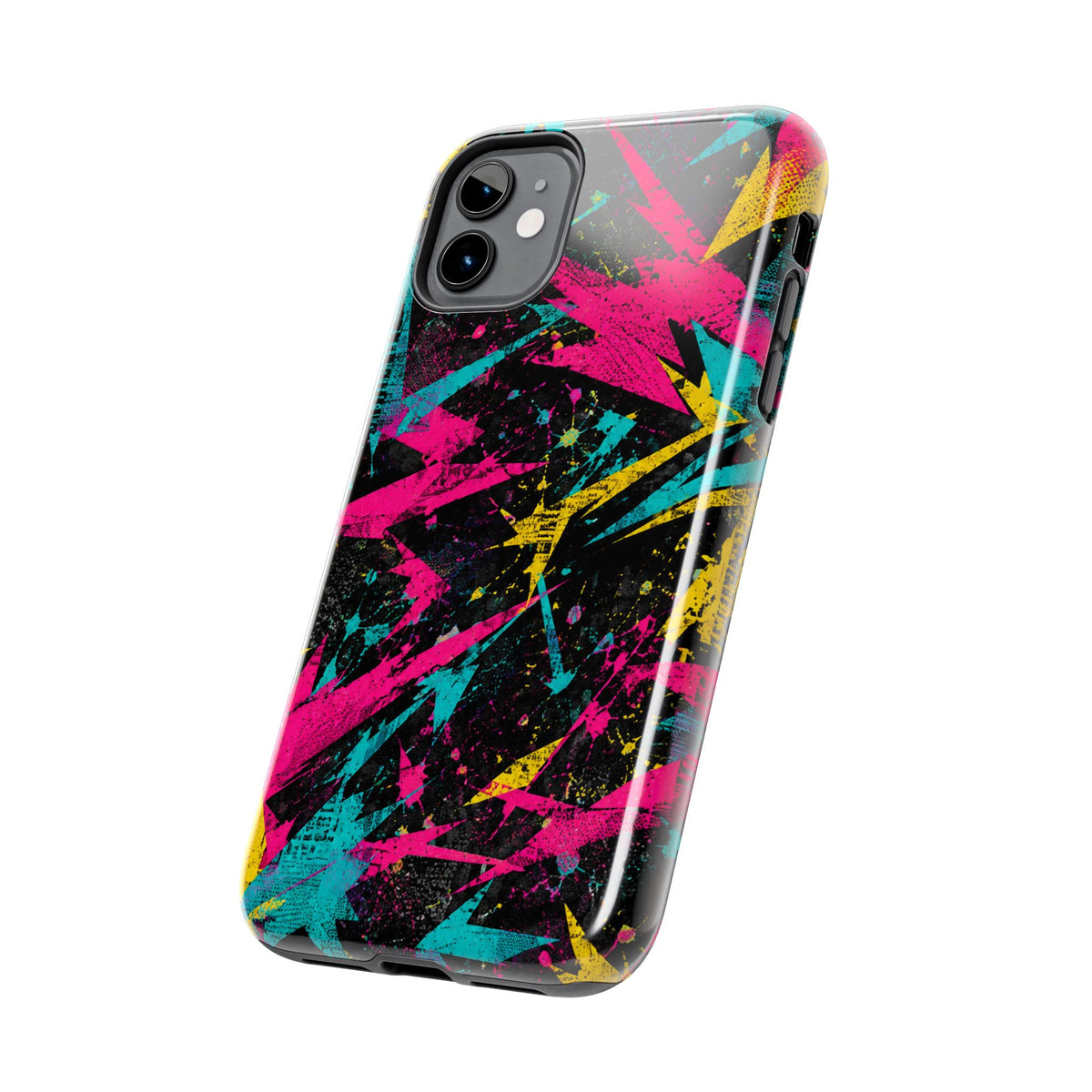 Abstract Neon Splash Tough Phone Case