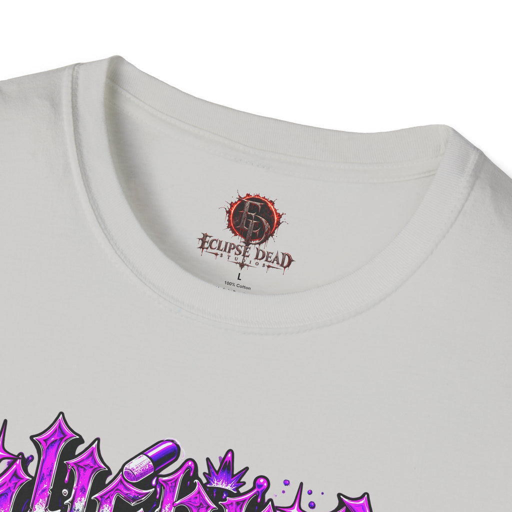 Skull Alchemist T-Shirt — Purple Gothic Potion Graphic Tee