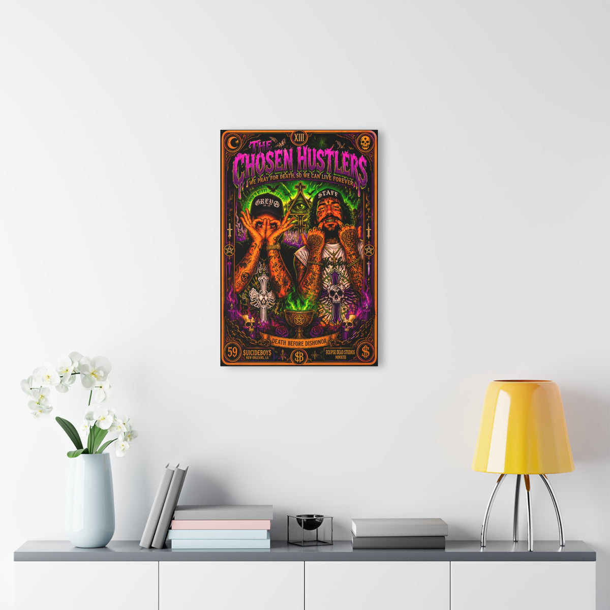 The Chosen Hustlers Acrylic Wall Art (French Cleat Hanging)