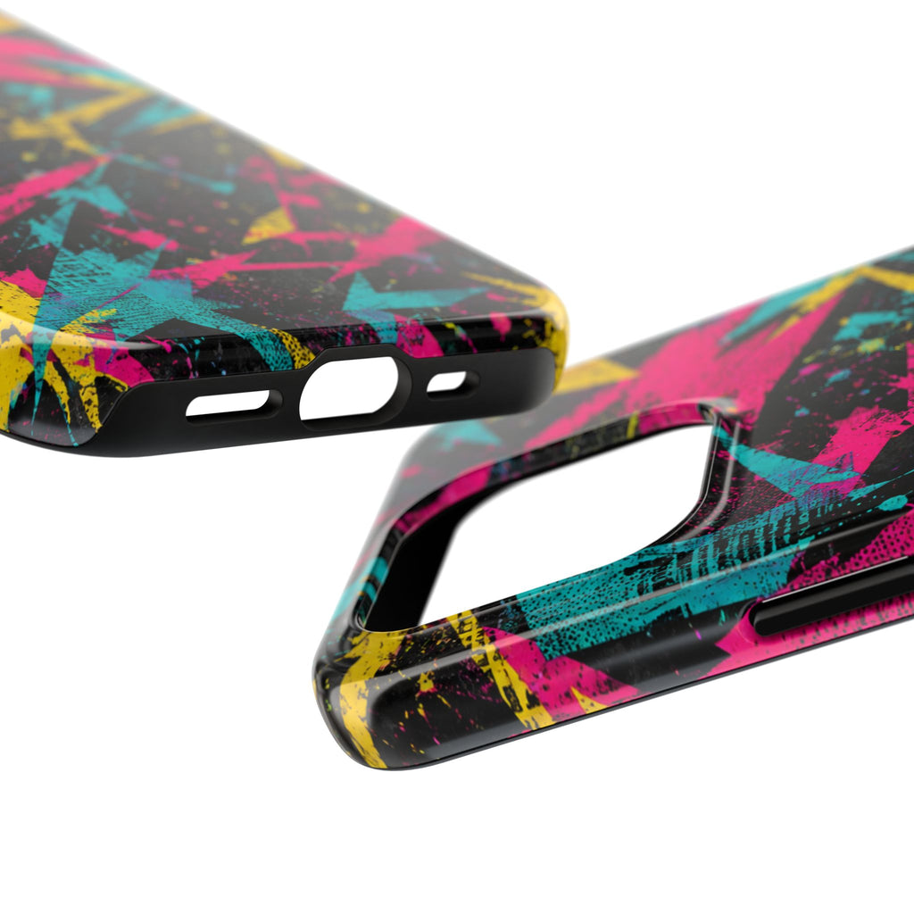 Abstract Neon Splash Tough Phone Case