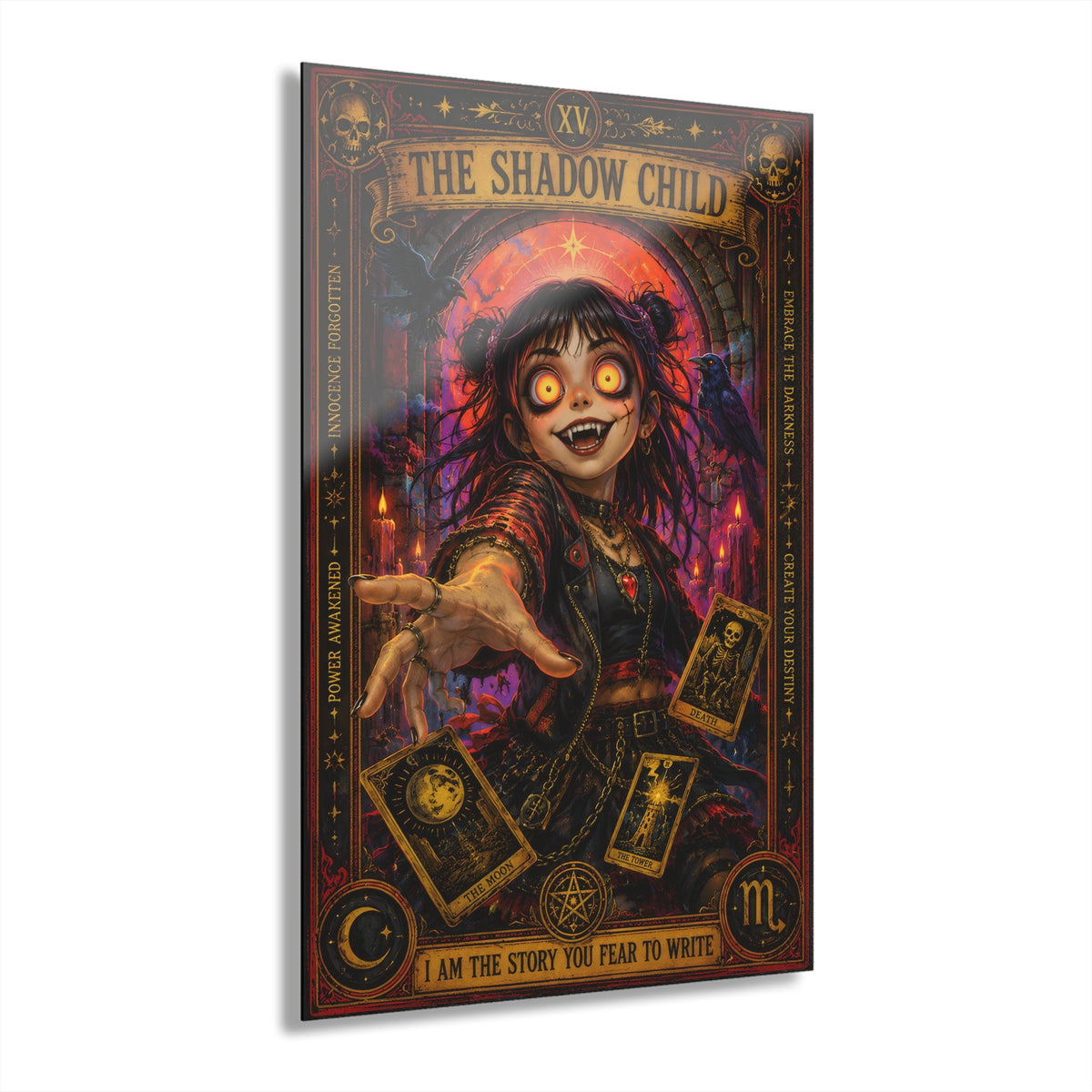 The Shadow Child Tarot Acrylic Print (French Cleat)