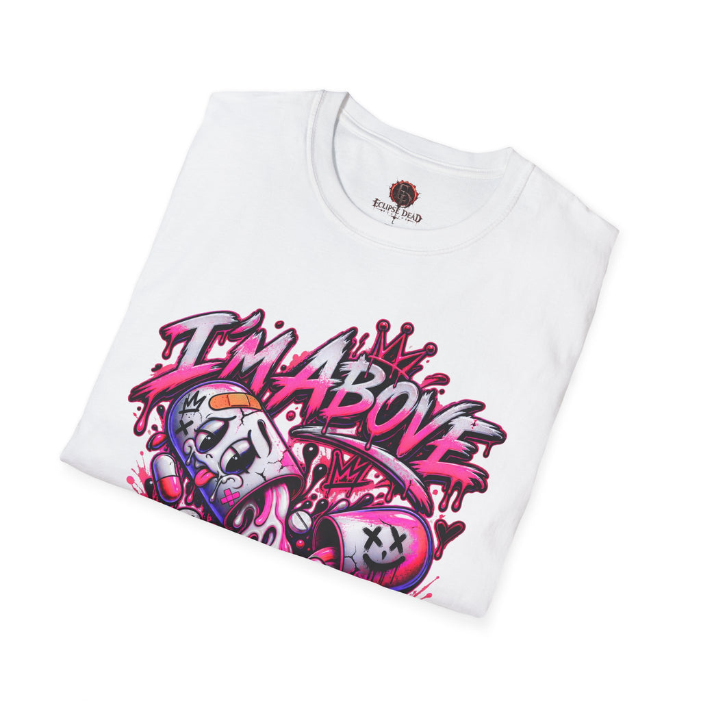 I’m Above Okay T-Shirt | Graffiti Skull Crown Streetwear Tee