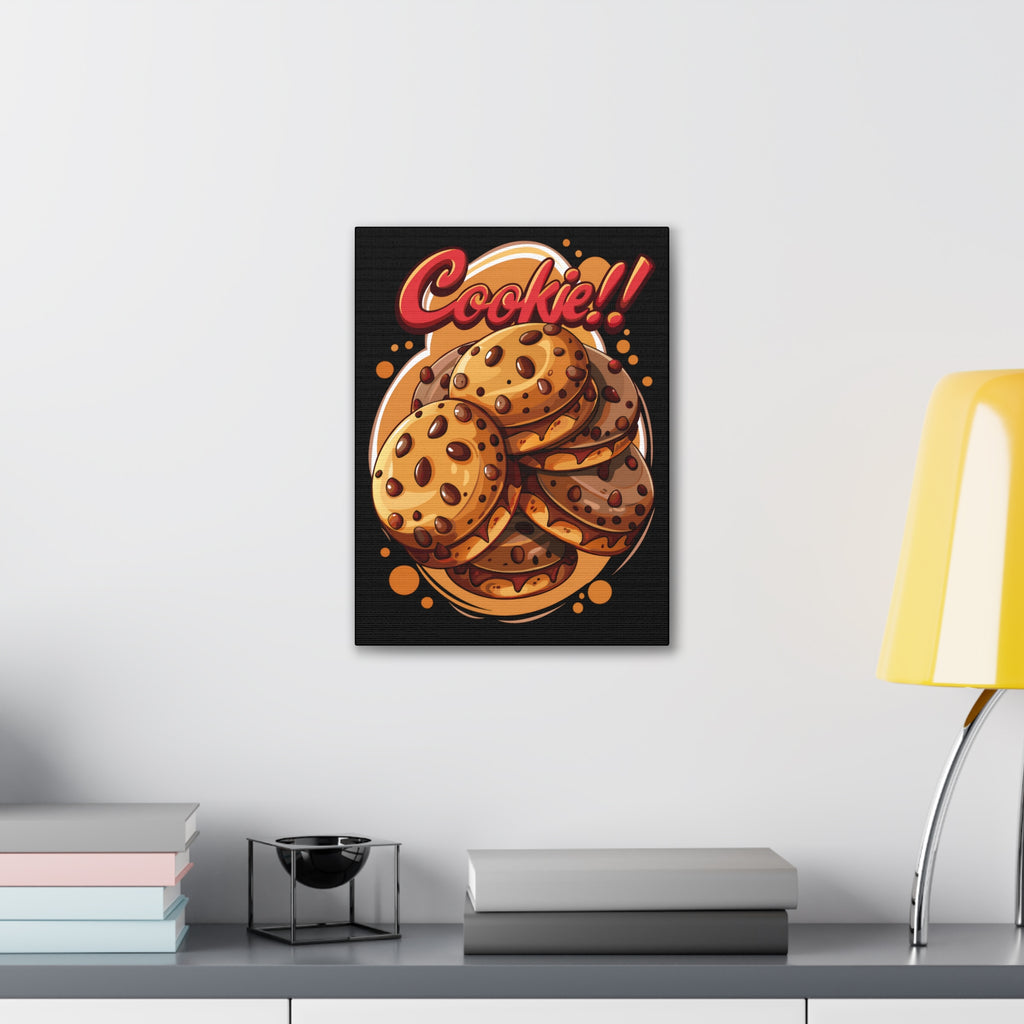 Cookie!! Chocolate Chip Poster Canvas