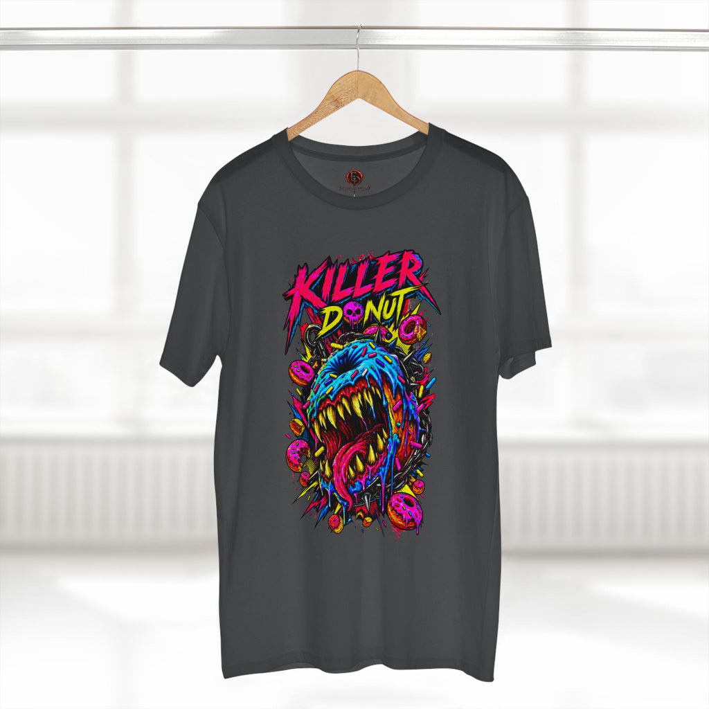 Killer Donut Graphic Tee — Neon Monster Skate Punk T-Shirt