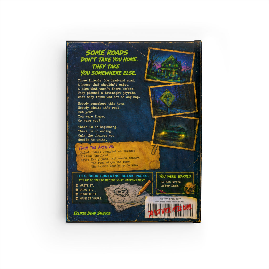 Midnight Detour Journal — After Dark Retro Horror Notebook