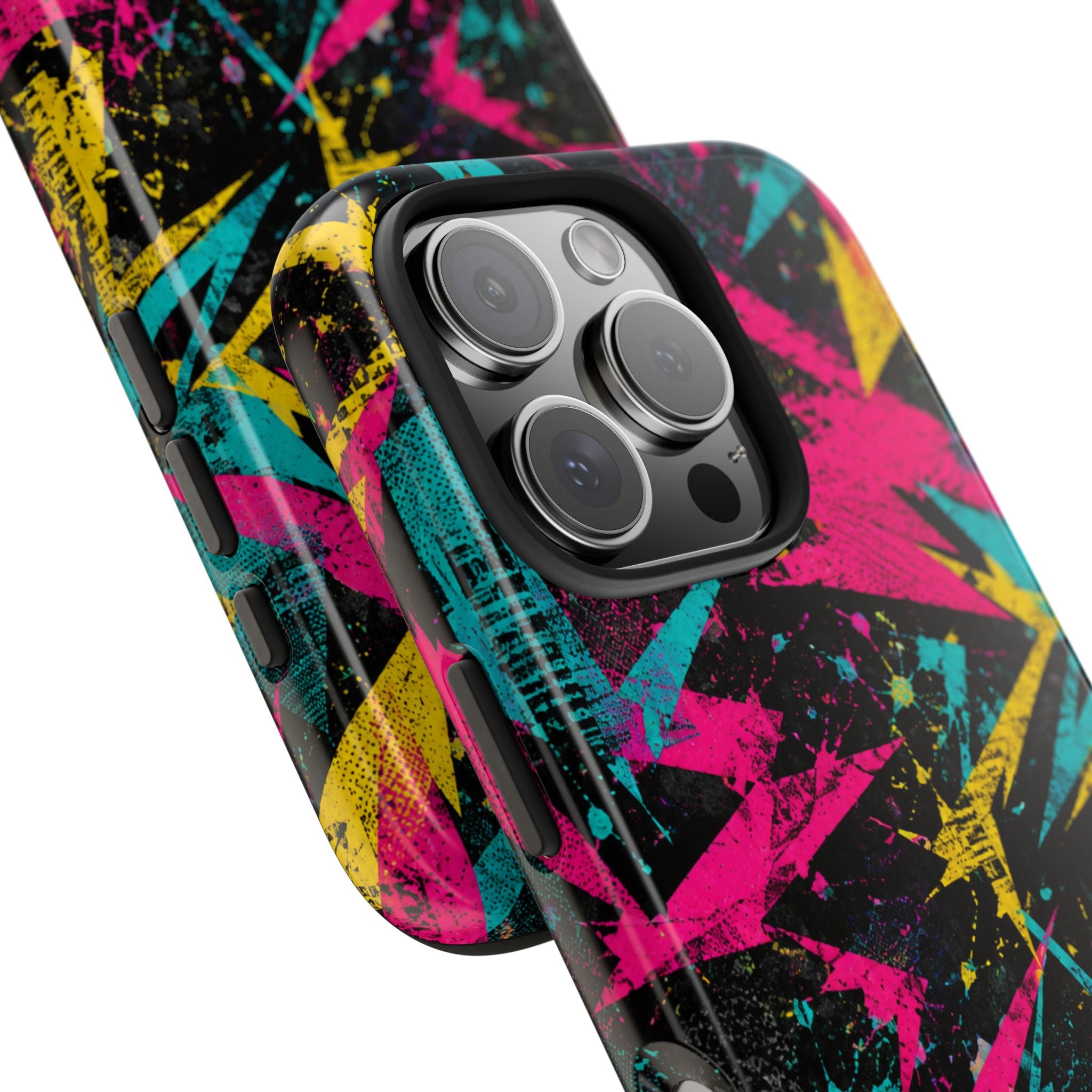 Abstract Neon Splash Tough Phone Case