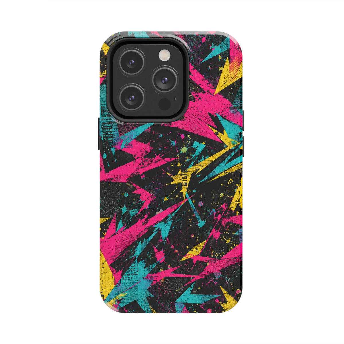 Abstract Neon Splash Tough Phone Case
