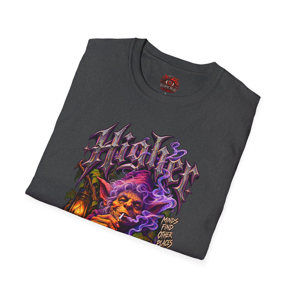 "Higher" Psychedelic Wizard T-Shirt Mystic Smoke
