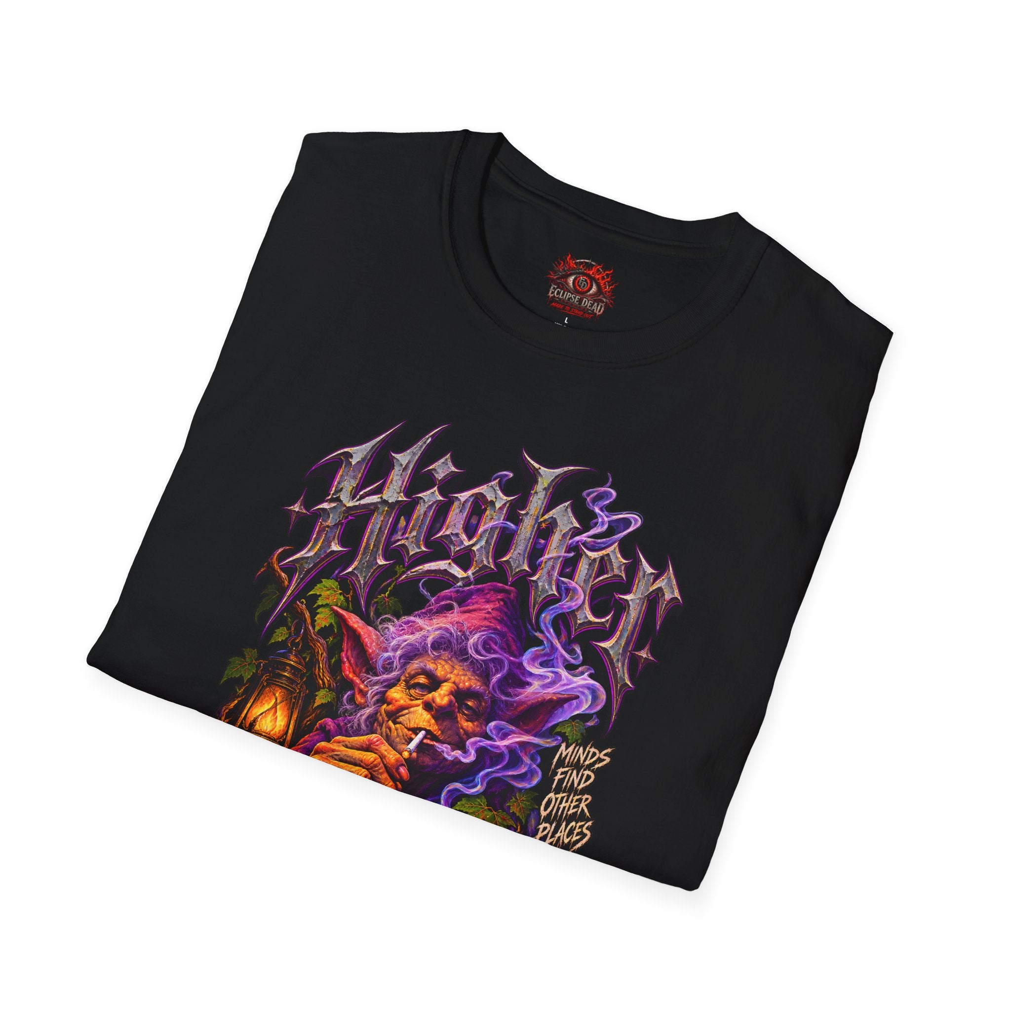 "Higher" Psychedelic Wizard T-Shirt Mystic Smoke