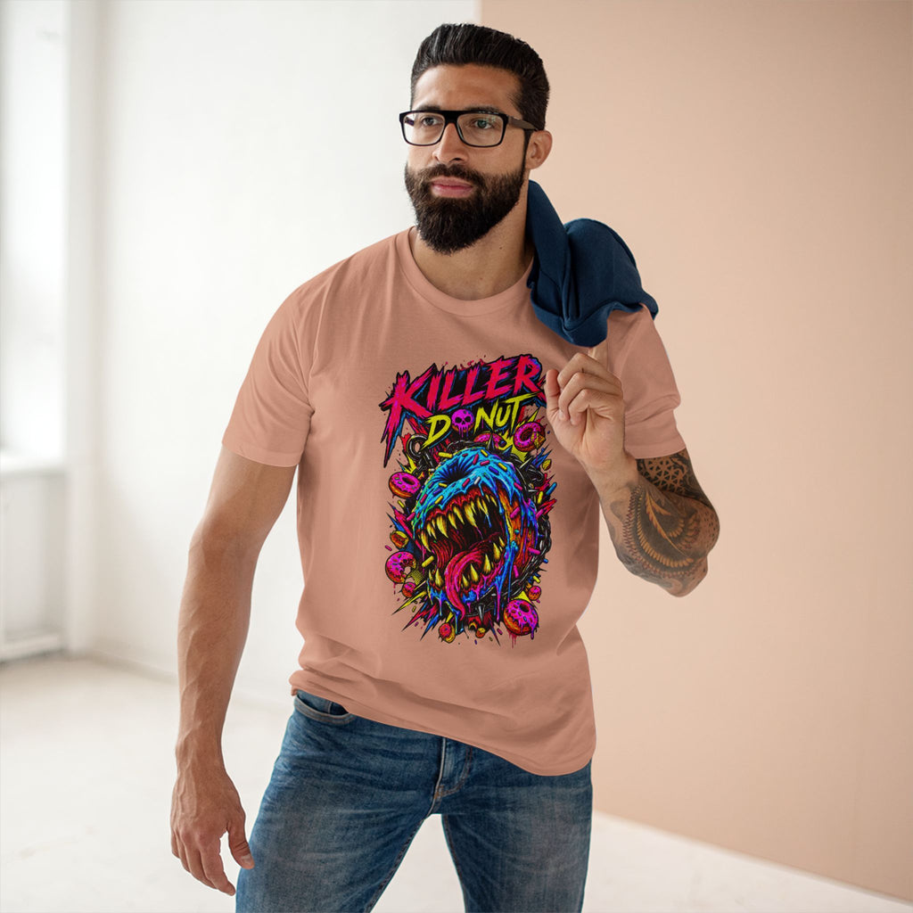 Killer Donut Graphic Tee — Neon Monster Skate Punk T-Shirt